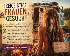     Frau mit Hippie-Spirit gesucht