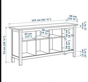 Ikea Hemnes Sideboard TV-Board Regal Kommode Anrichte Bild 2