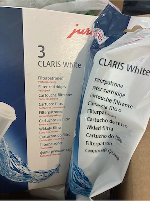 Jura Claris white NEU!! 7 Stück! Bild 2