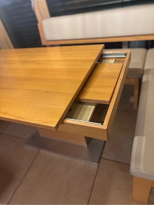 Eckbank mit Ausziebarem Küchentisch Bild 3