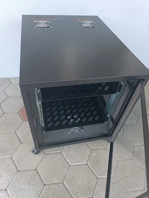 Serverschrank mit Glastür (BxTxH) 600mmx800mmx600mm Bild 2