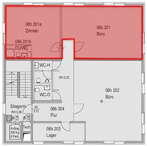 Wolfurt - Bürofläche im 2. OG mit ca. 73 m  (O8b) Bild 5