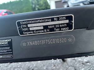 Ninebot Max G2 - 35 km  h einstellbar - Nur 240 km - 2 Monate alt - Top Zustand Bild 5