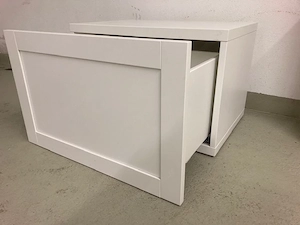 IKEA-PAX Schränke 3stk mit super Einteilung und IKEA-BESTA Anrichte Bild 6