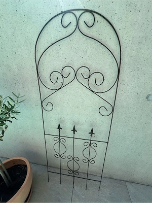 Metall Spalier - Blumenranke Bild 2
