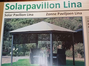 Pergola 3x3m - neu