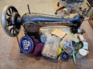 Alte SINGER nähmaschiene  Bild 7