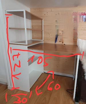 Schreibtisch klappbar Bild 2
