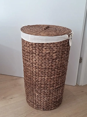 Neuer Familien-Wäschekorb mit Deckel D30 x H70cm Bild 3