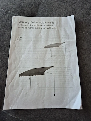 Manuell einziehbare Markise  Bild 5