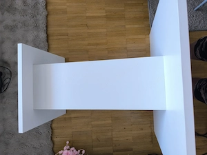Kleine Weisse Tisch 80 80 Bild 2