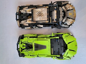 2er Set Klemmbausteine Sportwagen 1:14 Technik Autos inkl. Anleitung & Originalverpackung Bild 4
