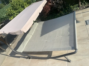 Doppelliege für den Garten Bild 6