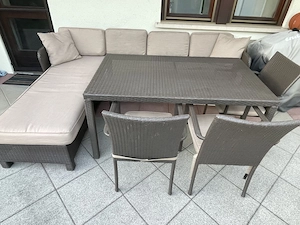 Rattan Gartenmöbel Bild 5