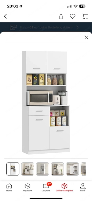 Küchenschrank, Hochschrank Bild 2