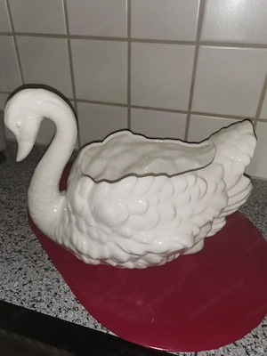 Schwan Porzellan ca. 25x18x 21 cm L B H
