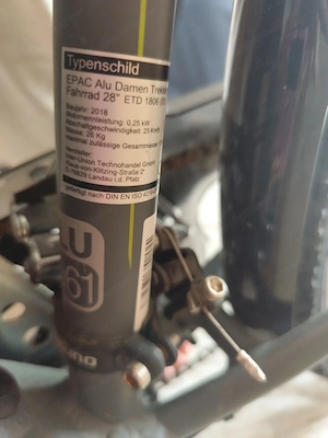 E-Bike Damen Citybike Bild 3