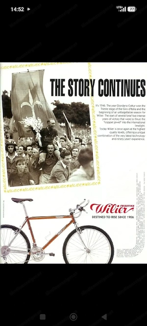 Mountainbike Willier Trestina Champion d' Italia  Bild 4
