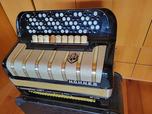 Knopfakkordeon Hohner Bild 2