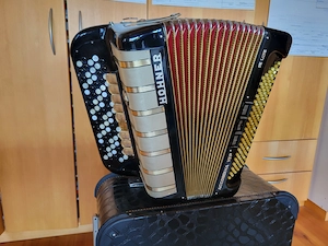 Knopfakkordeon Hohner Bild 3