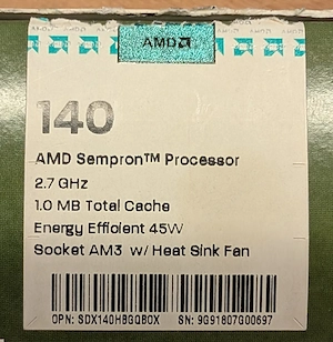 AMD Sempron 140 boxed Bild 3
