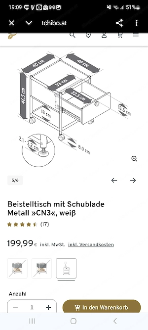 Kästchen auf Rollen   Rollcontainer Bild 3