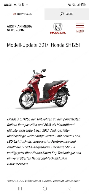 Honda SH 125 i Bild 2