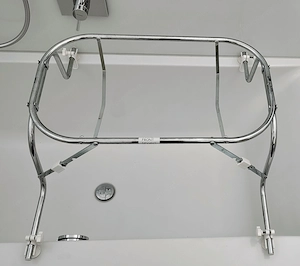 Babybadewanne mit Auslass inkl. Gestell Bild 3