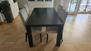 Esstisch mit Verlängerungsplatte zu verschenken  Bild 2