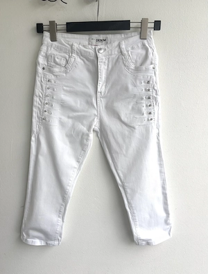 Weiße Damen 7 8 Hose von Denim by Chicoree