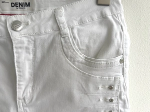 Weiße Damen 7 8 Hose von Denim by Chicoree Bild 3