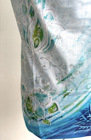 Damen kurzarm Oberteil von The Spirit of OM Bild 4