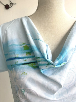 Damen kurzarm Oberteil von The Spirit of OM Bild 2
