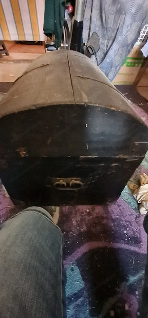 Dekoration Pfanne ,Holzkiste Bild 5