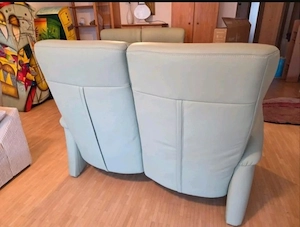 Ledergarnitur bestehend aus 2.5 Sitzer, 2 Sitzer (mit separater Relaxfunktion für beide Seiten) sowi Bild 4
