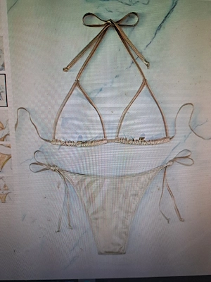 Gold Bikini Gr.36 Bild 3