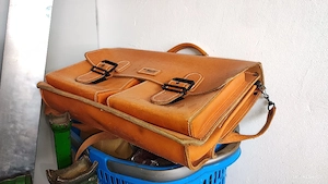 Schultasche Ledertasche  Bild 2