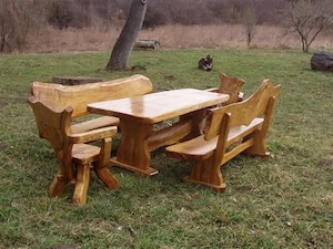 Gartenmöbel Massivholz Bild 5