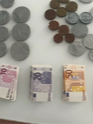 Spielgeld für den Einkaufsladen   Kinder Lernspielzeug