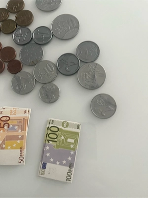 Spielgeld für den Einkaufsladen   Kinder Lernspielzeug Bild 2