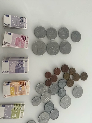 Spielgeld für den Einkaufsladen   Kinder Lernspielzeug Bild 4
