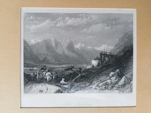 Stahlstich Feldkirch Margarethenkapf