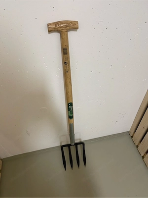 Gärtnerglück Spatengabel 4Z mit Eschenstiel  Bild 3