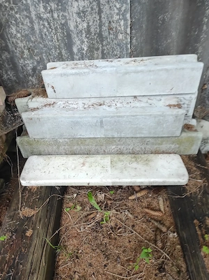Blumenkisten Eternit zu verschenken