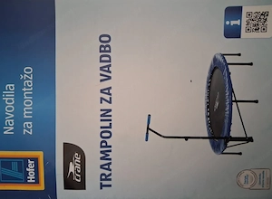 Fitness Trampolin Crane Hofer 124cm