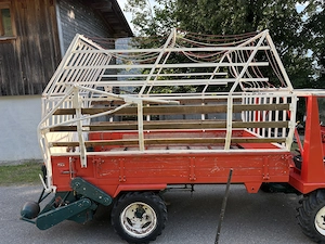 Reform Muli 25 komplett mit Brücke, Ladewagen & Miststreuer   guter Zustand Bild 4