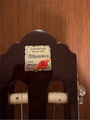 Alhambra K-1 C Konzertgitarre (3 4 Größe)   Made in Spain   Top Zustand! Bild 3