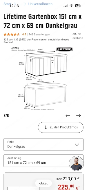 Aufbewahrungsbox grau Bild 2