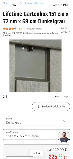 Aufbewahrungsbox grau Bild 3