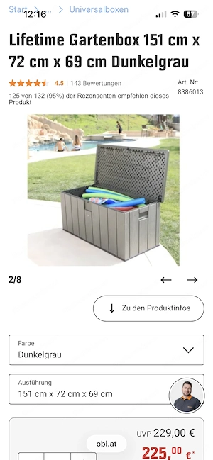 Aufbewahrungsbox grau Bild 7